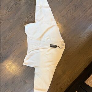 Babaton Cream Ribbed Knit Top